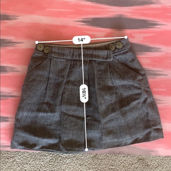 Chloe linen tweed mini skirt - Picture 2 of 5